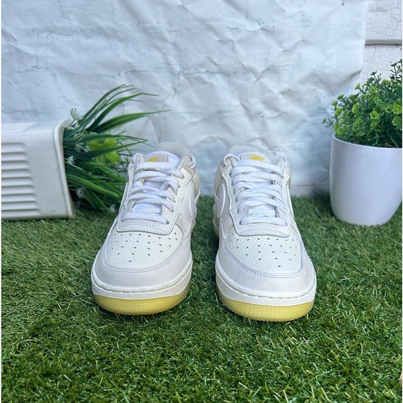 Nike Women's Air Force 1'07 Low  Color
SUMMIT WHITE/WHITE-OPTI YELLOW-SAIL 7.5 - Picture 10 of 16